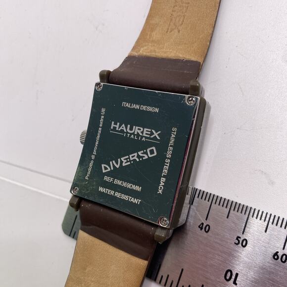 Haurex Italy Wonens Luxury Watch Works New Battery Haurex Italy Womens 19mm Watch Gold Tone Crystal XY254DWI  main image 3